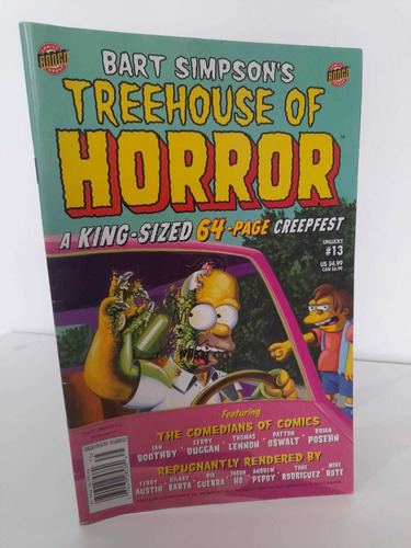 Bart Simpson Treehouse Of Horror King Sized 64 Páginas 