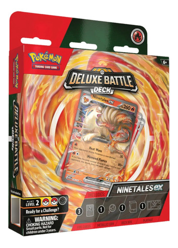 Pokemon Ninetales Ex Deluxe Battle Deck Español