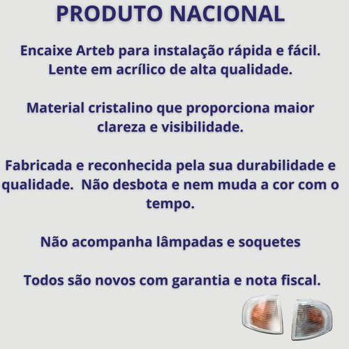 Par De Pisca Seta Do Gol Bola 95/99 Cristal Encaixe Arteb