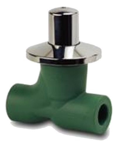 Llave De Paso Pleno Plast Tigre Fusion Verde 25