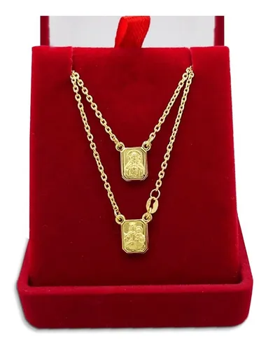 Escapulario Cartier Em Ouro 18k Gargantilha Corrente Cordão