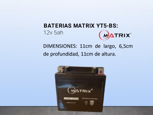 Baterias Ytx5l-bs (12v 5ah)