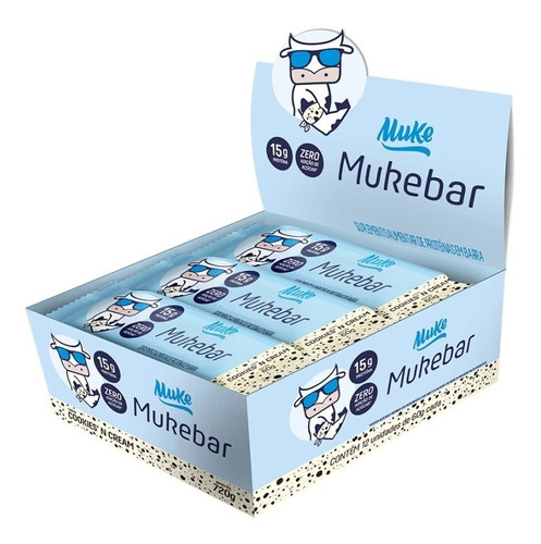 Barra Proteína Zero Gluten Snack Mukebar Muke Mais Mu 12 Un