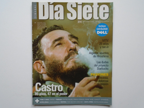 Fidel Castro Revista Día Siete Año 7 No.314