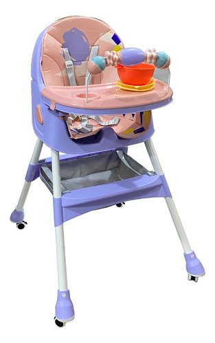 Silla Comedor Entretenedor Para Bebes 3 En 1 Super Segura!