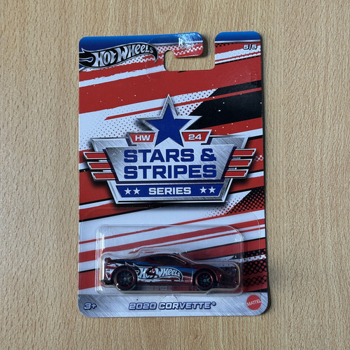 Hot Wheels Stars & Stripes Series 2020 Corvette Hrw66