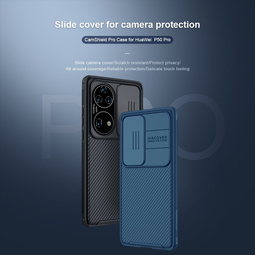 Funda Huawei P50 Pro Nillkin Original Protección De Cámara