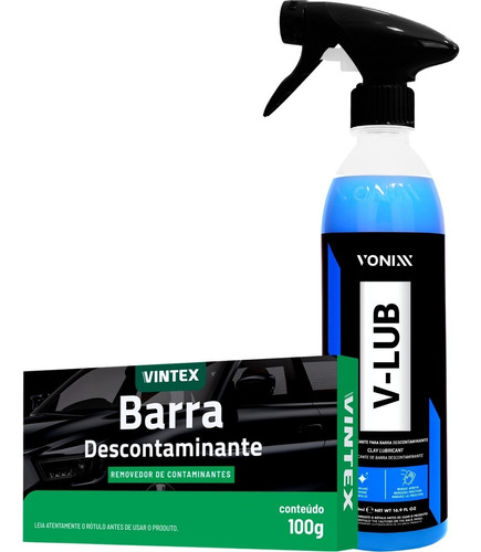V-lub Lubrificante + V-bar Vonixx 100g Limpeza Automotiva