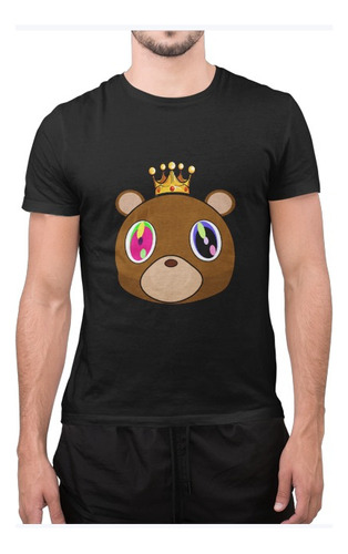 Polera Unisex Kanye West Musica Rack Oso Rey Estampado