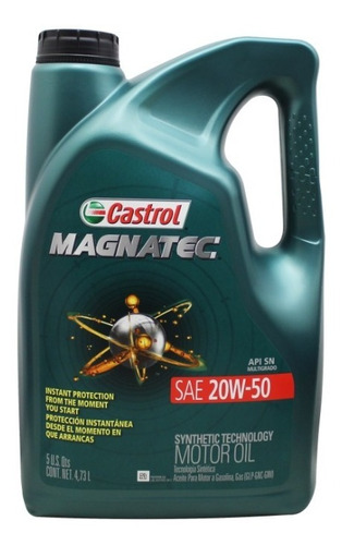 Aceite Castrol 20w50 Garrafa Magnatec Semisintetico