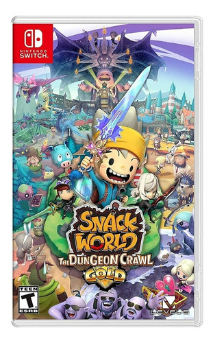 Snack World: The Dungeon Crawl Gold Switch (e jogadores em 3D)