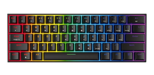 Teclado Gamer Fantech Cotro Retroiluminado Rgb Mk857