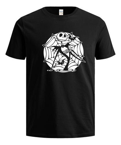 Camiseta 100% Algodon Diseño Jack Telaraña Sally