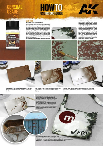 Modelismo Ak089 Interactive Heavy Chipping 1/48 1/72