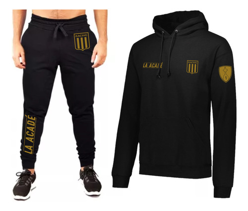 Conjunto Buzo+jogging-futbol-racing Golden Edi-dorada