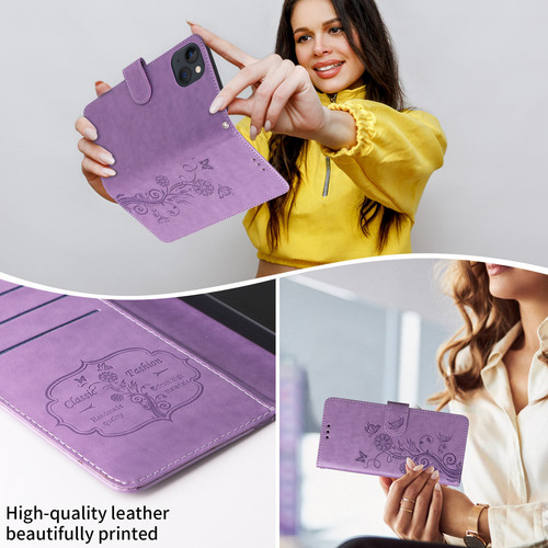 Funda De Piel Tipo Cartera Para Honor X7 X7a X7b X7c