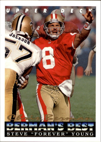 1993 Upper Deck #432 Steve Young Bb San Francisco 49ers