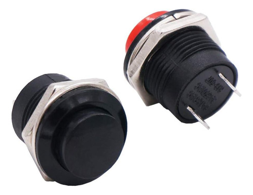 Interruptor De Botón Push Momentáneo Spst Mini Apagado En +