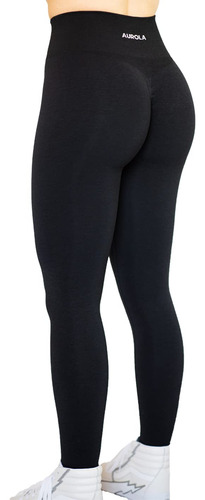 Leggings Licra De Yoga Sin Costura Control Abdomen