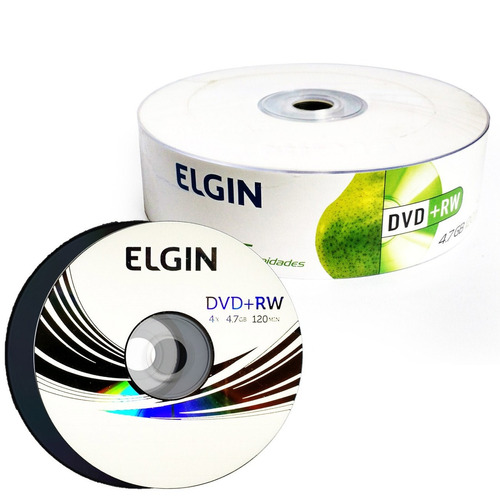 Dvd+rw Elgin Com Logo 25 Unidades