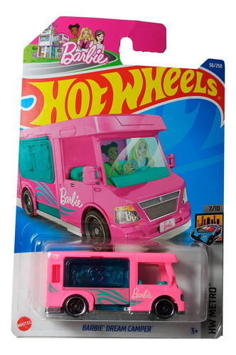 Camioneta Barbie Dream Camper Hot Wheels Mattel Hw Getaways