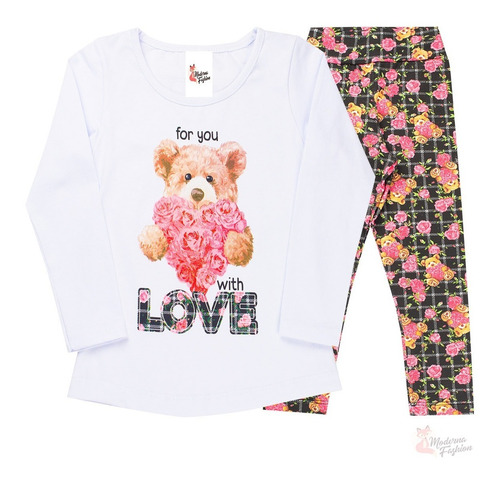 Imagem 2 de 7 de 4 Conjunto Feminino Infantil Roupa De Inverno Vários Modelos