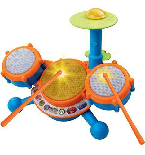 Batería Para Niños Kidibeats Color Naranja