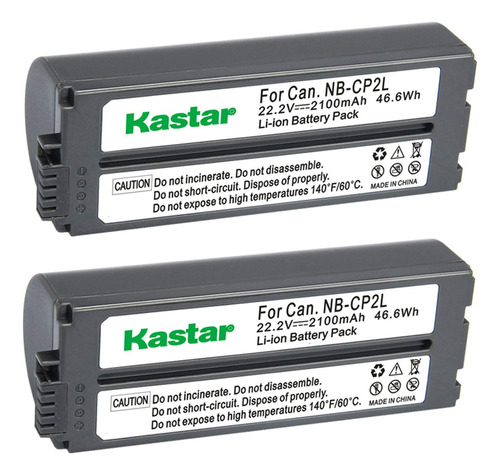 Kastar - Bateria Nb-cp2l Para Impresoras Fotograficas Compac