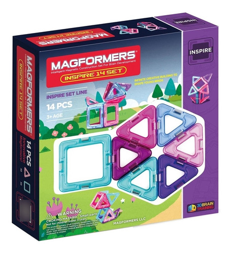Bloques Magnéticos Con Imanes Construcción 3d Magformers