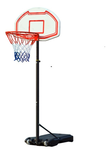 Aro Basketball Altura Regulable 165 A 210 Tablero Pe 81x45
