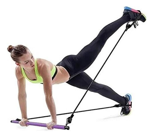 Kit De Barra De Pilates Portátil For Ejercicios De
