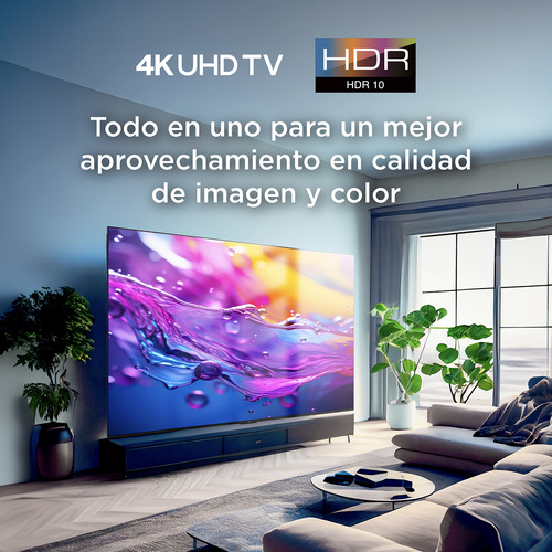 Pantalla 43 Tcl 4k Hdr Google Tv Mod 43s451g Negro