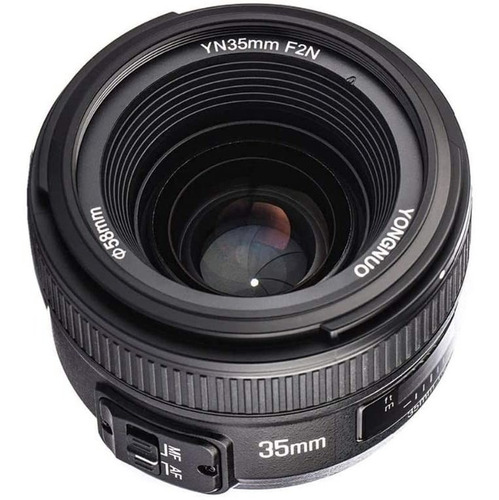 Lente Yongnuo Yn35mm F2 1: 2 Af / Mf Para Camaras Nikon D...