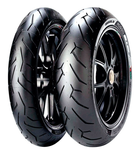 Kit De Llantas Pirelli Diablo Rosso 2 140/60-17 Y 100/80-17