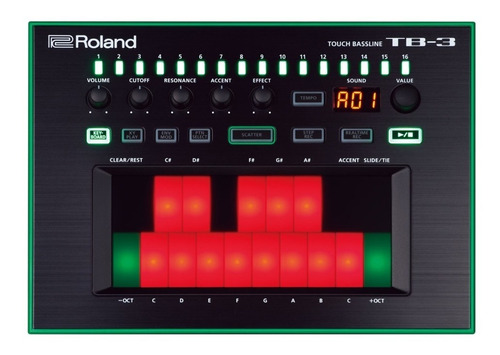 Roland Aira Tb3 Sintetizador De Bajo Con Pad Tactil