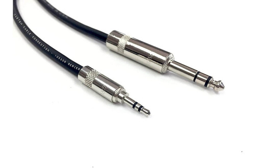 Imagen 3 de 6 de 100 Foot Pro Audio 1/4 Pulgada (6.35 Mm) Trs A 1/8 Pulgada (