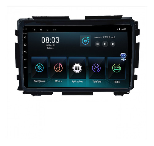 Multimidia Hrv 16/21 9p Qled Android Carplay 2gb 32gb