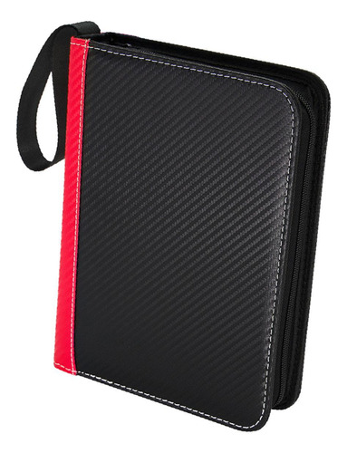 Carpeta De Colección De Tarjetas, 9 Bolsillos, Carpeta Rojo