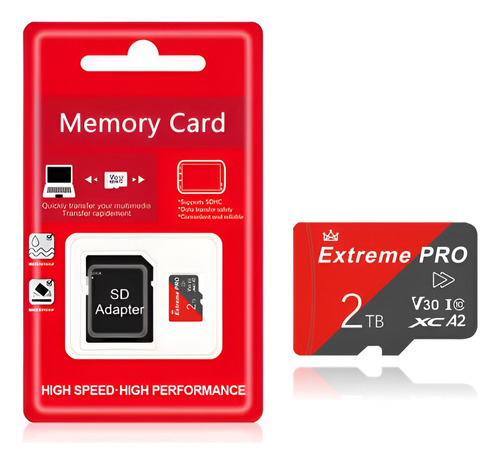 Tarjeta Microsd Sdxc V30 L De 2 Tb, Micro Sd 2 Teras