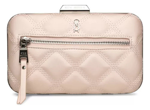 Bolsa Clutch Para Mujer Bgilda Logo Estampado Color Blush Steve Madden