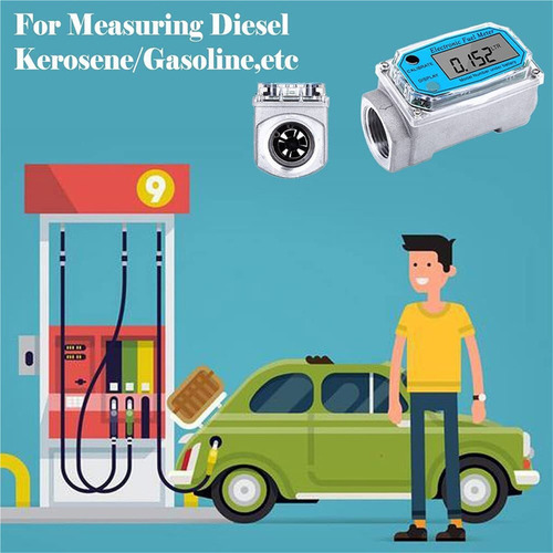 - Medidor De Flujo De Turbina Digital Dn25 Para Medir Diesel