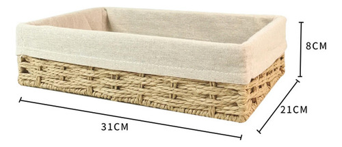 Cestas De Almacenamiento De Mimbre Para Una Beige Amarillo M