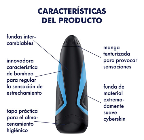 Masturbador Masculino Satisfyer Men One Regula Estrechez