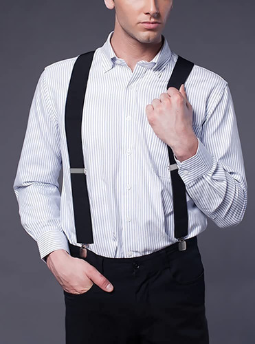 Tirantes Fasker Para Hombre Con Espalda En Forma De X, 2 Anc