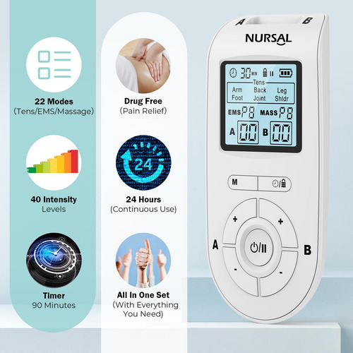 Máquina Nursal Estimuladora Muscular 3 En 1 Modelo Ems