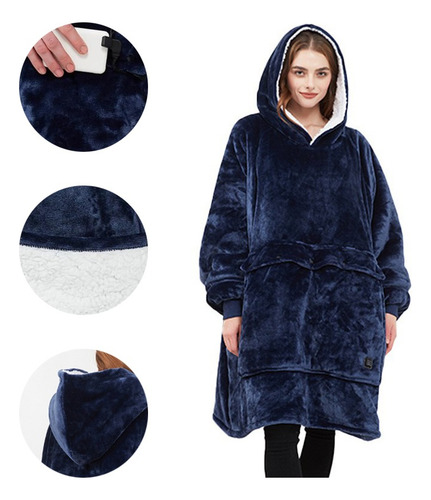 Pijama Polar Mujer Camisa De Dormir Felpa Manta Con Usb