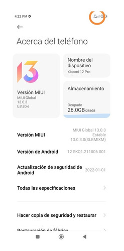 Imagen 7 de 7 de Xiaomi 12 Pro 5g Con 12+256gb, 50mp, 120w En Español