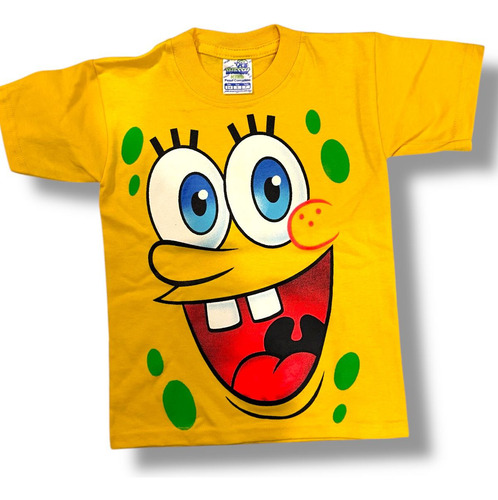 Playera Amarillas De Bob Esponja Camiseta De Bob Esponja