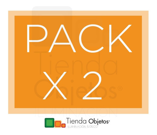 Imagen 5 de 9 de Pack 2 Aplique Exterior Bidireccional Monaco Dicroico Gu10