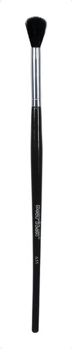 Pincel de maquiagem Macrilan A35 A35 cromo/preto